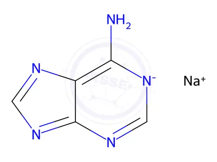 Chemical structure of Adenosine EP Impurity A Sodium Salt