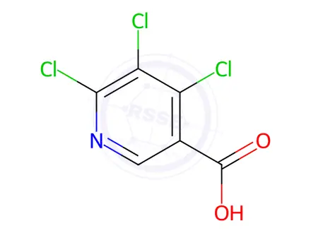 Chemical structure of 4,5,6-Trichloronicotinic Acid