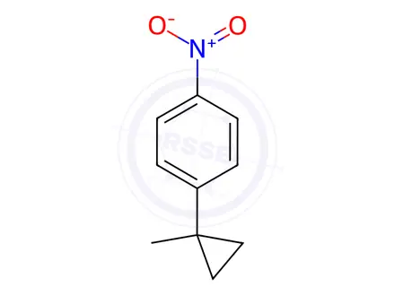 Chemical structure of 1-(1-Methylcyclopropyl)-4-nitrobenzene