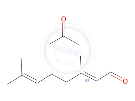 Chemical structure of α-Citral