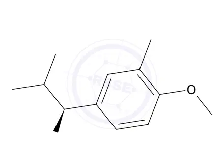 Chemical structure of (S)-1-(4-methoxy-3-methylphenyl)-2-methylpropan-1-amine