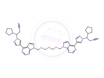 Chemical structure of Ruxolitinib Impurity 28