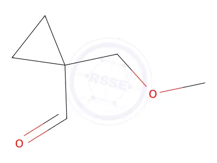 Chemical structure of 1-(methoxymethyl)cyclopropanecarbaldehyde