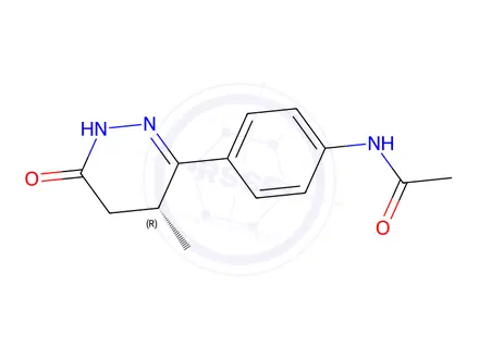 Chemical structure of (R)-N-Acetyl-6-(4-aminophenyl)-4,5-dihydro-5-methyl-3(2H)-pyridazinone