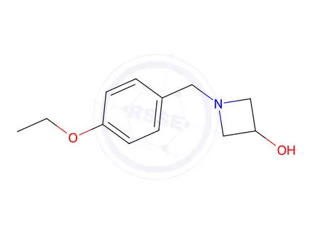 Chemical structure of 1-[(4-ethoxyphenyl)methyl]azetidin-3-ol