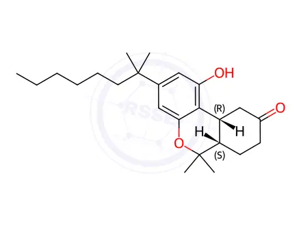 Chemical structure of Cis-Nabilone