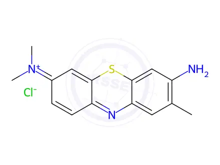 Chemical structure of Toluidine Blue O