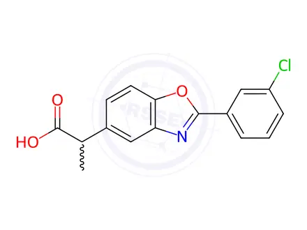 Chemical structure of Benoxaprofen Impurity 5