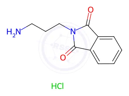Chemical structure of 2-(3-Aminopropyl)isoindoline-1,3-dione Hydrochloride