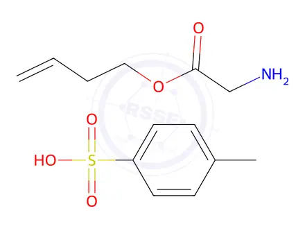 Chemical structure of But-3-enyl 2-aminoacetate 4-methylbenzenesulfonate