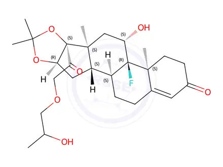 Chemical structure of Halcinonide Impurity 10