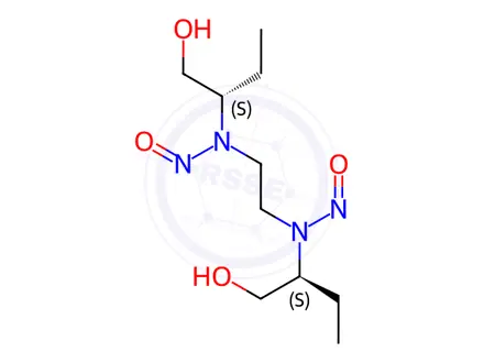 Chemical structure of N,N'-(Ethane-1,2-diyl)bis(N-((S)-1-hydroxybutan-2-yl)nitrous Amide)