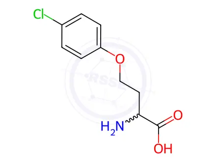 Chemical structure of O-(4-Chlorophenyl)-L-homoserine