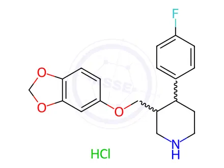 Chemical structure of Paroxetine EP Impurity E Hydrochloride