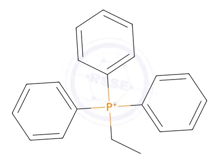 Chemical structure of Triphenylethylphosphonium