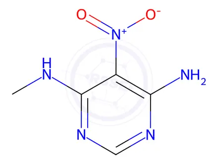 Chemical structure of N4-Methyl-5-nitropyrimidine-4,6-diamine
