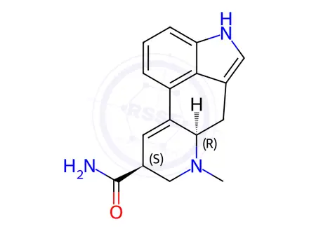Chemical structure of Methylergometrine Impurity E