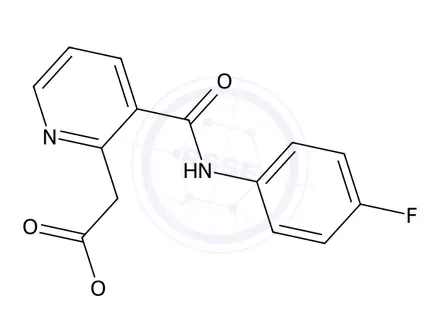 Chemical structure of Ethyl 2-(3-((4-fluorophenyl)carbamoyl)pyridin-2-yl)acetate