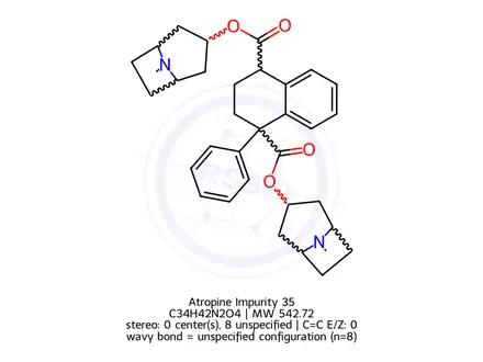 Chemical structure of Atropine Impurity 35