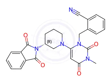 Chemical structure of Alogliptin Impurity 106