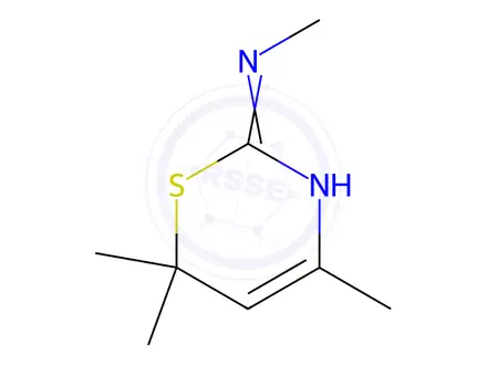 Chemical structure of N,4,6,6-Tetramethyl-6H-1,3-thiazin-2-amine