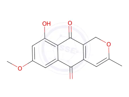Chemical structure of 5-deoxyanhydrofusarubin