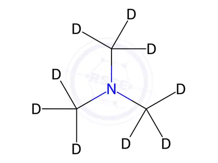 Chemical structure of Trimethyl amine-d9