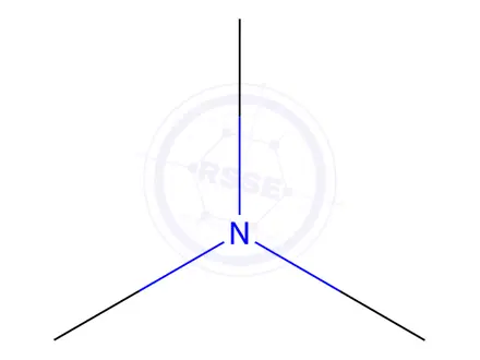 Chemical structure of Trimethylamine