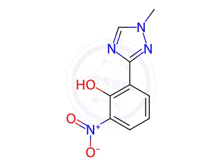 Chemical structure of 2-(1-Methyl-1H-1,2,4-triazol-3-yl)-6-nitrophenol