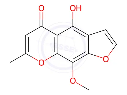 Chemical structure of Khellin Impurity 81