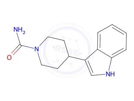 Chemical structure of 4-(1H-indol-3-yl)piperidine-1-carboxamide
