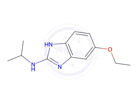 Chemical structure of 1H-Benzimidazol-2-amine,5-ethoxy-N-(1-methylethyl)-(9CI)