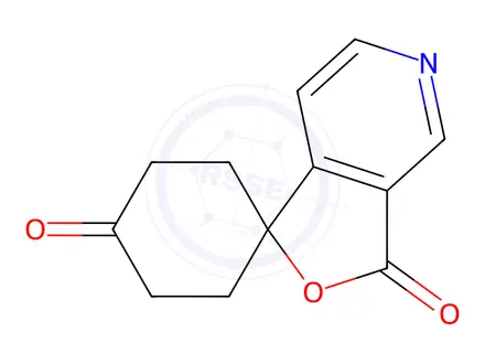 Chemical structure of Spiro[cyclohexane-1,1'(3'H)-furo[3,4-c]pyridine]-3',4-dione