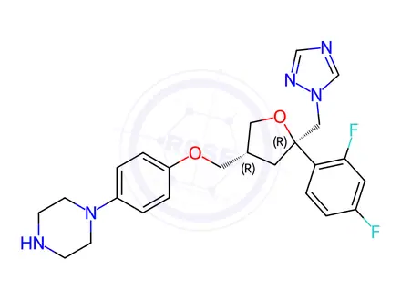 Chemical structure of Posaconazole Impurity 501