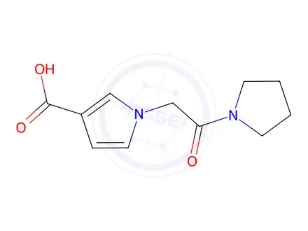 Chemical structure of 1-[2-oxo-2-(pyrrolidin-1-yl)ethyl]-1h-pyrrole-3-carboxylic acid