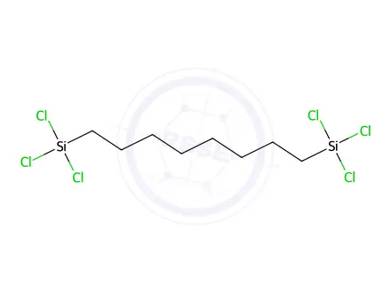 Chemical structure of 1,8-Bis(trichlorosilyl)octane mixed isomers