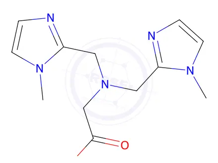 Chemical structure of 2-(Bis((1-methyl-1H-imidazol-2-yl)methyl)amino)acetic acid