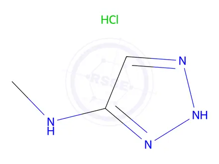 Chemical structure of N-methyl-1H-1,2,3-triazol-5-amine hydrochloride