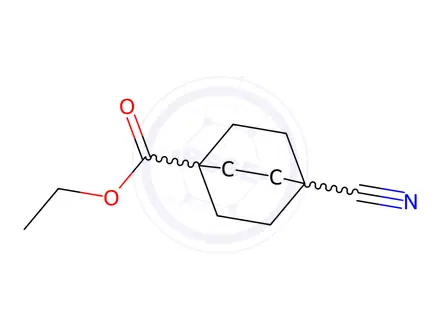 Chemical structure of Ethyl 4-cyanobicyclo[2.2.2]octane-1-carboxylate
