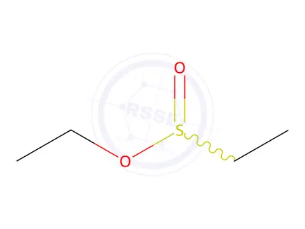Chemical structure of ethyl ethanesulfinate