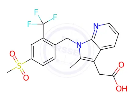 Chemical structure of Fevipiprant