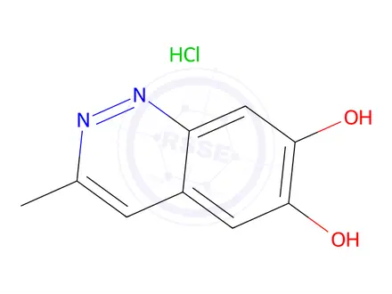 Chemical structure of 3-Methyl-6,7-cinnolinediol Hydrochloride