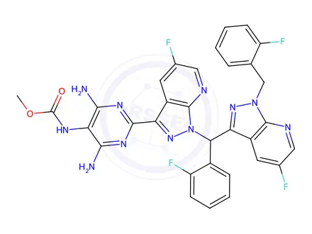Chemical structure of Vericiguat Impurity 10
