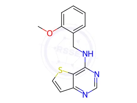Chemical structure of N-(2-Methoxybenzyl)thieno[3,2-d]pyrimidin-4-amine
