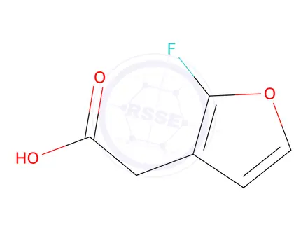 Chemical structure of 2-(2-fluorofuran-3-yl)acetic acid