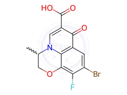 Chemical structure of Levofloxacin Impurity 54