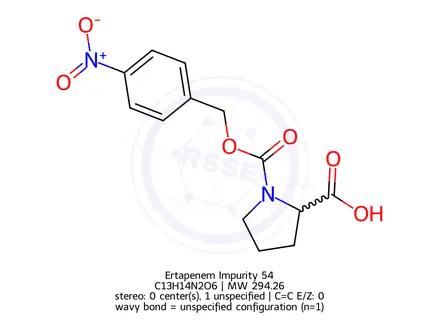 Chemical structure of Ertapenem Impurity 89