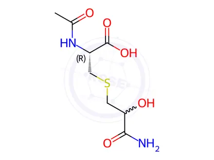 Chemical structure of Acetylcysteine Impurity 395