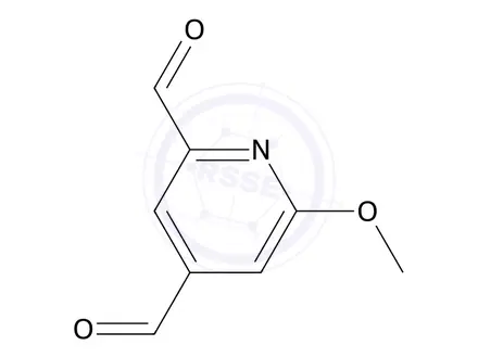 Chemical structure of 6-Methoxypyridine-2,4-dicarbaldehyde