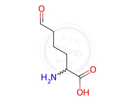 Chemical structure of 6-Oxo DL-Norleucine, Formate Salt
